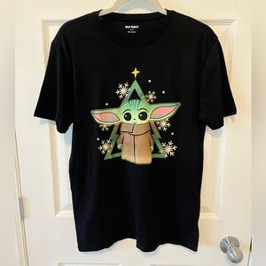 Yoda Christmas T-shirt -small